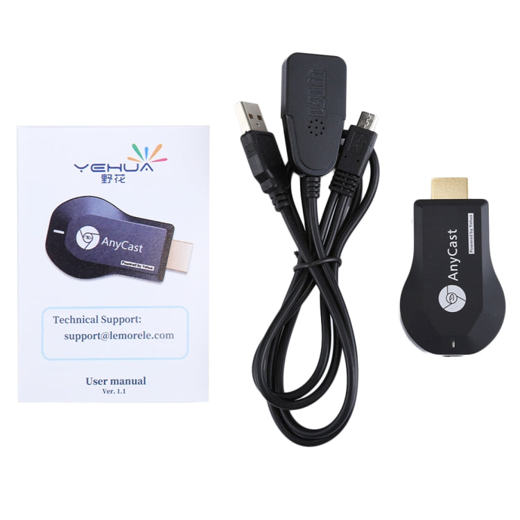 AnyCast M4 Plus Wireless WiFi Display Dongle Receiver Airplay Miracast DLNA 1080P HDMI TV Stick for iPhone, Samsung, and other Android Smartphones - Wireless Display Dongle by PMC TechLife | Online Shopping South Africa | PMC TechLife