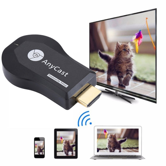AnyCast M9 Plus Wireless WiFi Display Dongle Receiver Airplay Miracast DLNA 1080P HDMI TV Stick for iPhone, Samsung, and other Android Smartphones - Wireless Display Dongle by PMC Jewellery | Online Shopping South Africa | PMC Jewellery | Buy Now Pay Later Mobicred