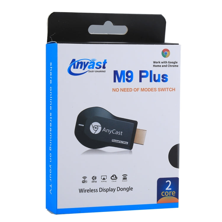 AnyCast M9 Plus Wireless WiFi Display Dongle Receiver Airplay Miracast DLNA 1080P HDMI TV Stick for iPhone, Samsung, and other Android Smartphones - Wireless Display Dongle by PMC Jewellery | Online Shopping South Africa | PMC Jewellery | Buy Now Pay Later Mobicred