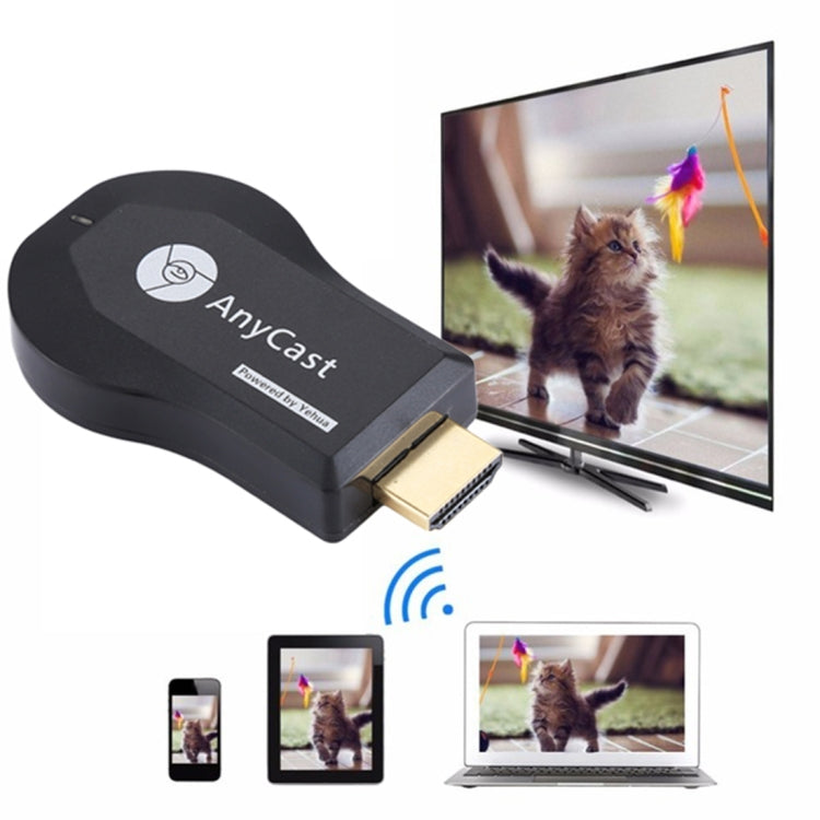 AnyCast M9 Plus Wireless WiFi Display Dongle Receiver Airplay Miracast DLNA 1080P HDMI TV Stick for iPhone, Samsung, and other Android Smartphones - Wireless Display Dongle by PMC Jewellery | Online Shopping South Africa | PMC Jewellery | Buy Now Pay Later Mobicred
