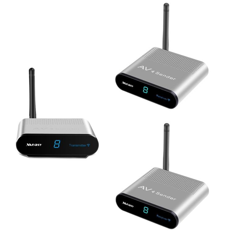 Measy AV220-2 2.4GHz Wireless Audio / Video Transmitter + 2 Receiver, Transmission Distance: 200m - free shipping - PMC Jewellery - Order now!