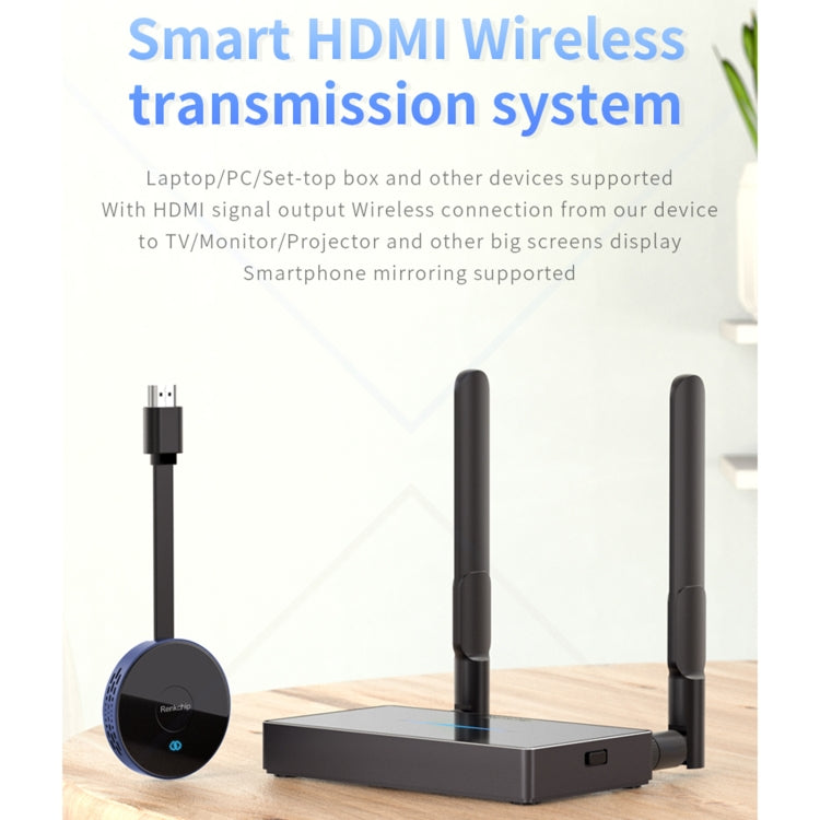 Z2 Wireless HDMI Screen Display Dongle Receiver + Transmitter Kit(Black)