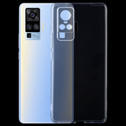 For Vivo X50 Pro 0.75mm Ultra-Thin Transparent TPU Protective Case