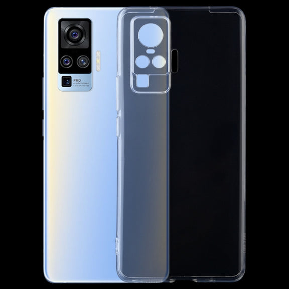 For Vivo X50 Pro 0.75mm Ultra-Thin Transparent TPU Protective Case