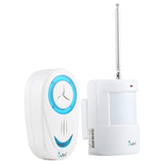 OULIA 220V Wireless Sensor Door Chime Electro Guard Watch, US Plug