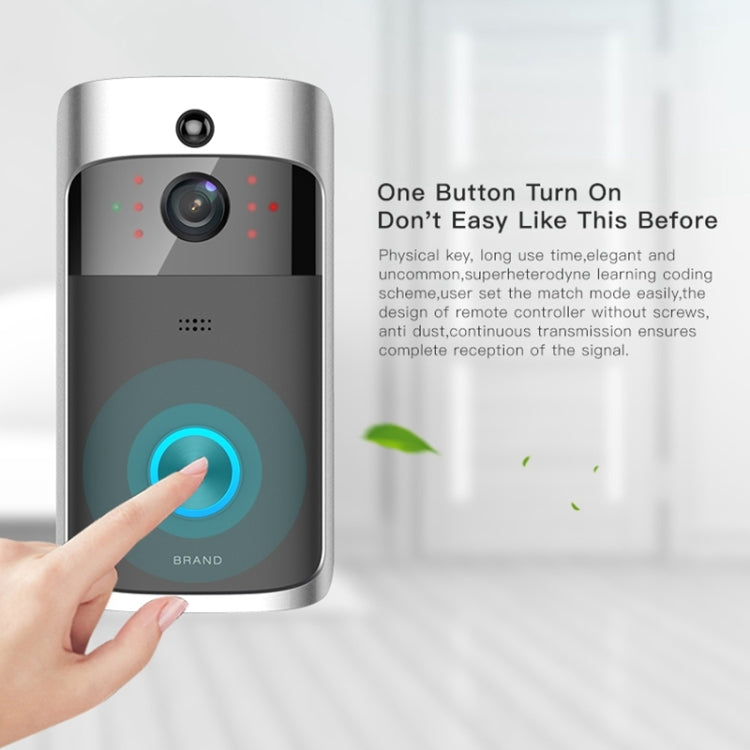 M3 720P Smart WIFI Ultra Low Power Video Visual Doorbell,Support Mobile Phone Remote Monitoring & Night Vision(Black) - free shipping - PMC Jewellery - Order now!