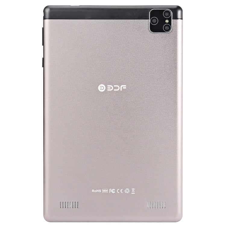 BDF P8 3G Phone Call Tablet PC, 8 inch, 2GB+32GB, Android 9.0, MTK8321 Octa Core Cortex-A7, Support Dual SIM & Bluetooth & WiFi & GPS, EU Plug(Grey)