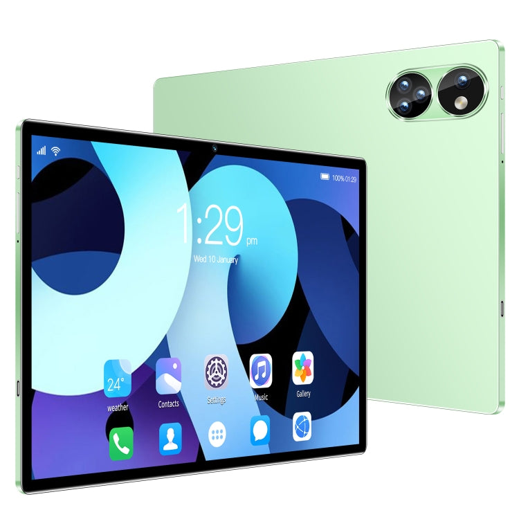 P10 4G LTE Tablet PC, 10.1 inch, 4GB+32GB, Android 8.1 MTK6750 Octa Core, Support Dual SIM, WiFi, Bluetooth, GPS (Green) - 10.1 inch by PMC TechLife | Online Shopping South Africa | PMC TechLife