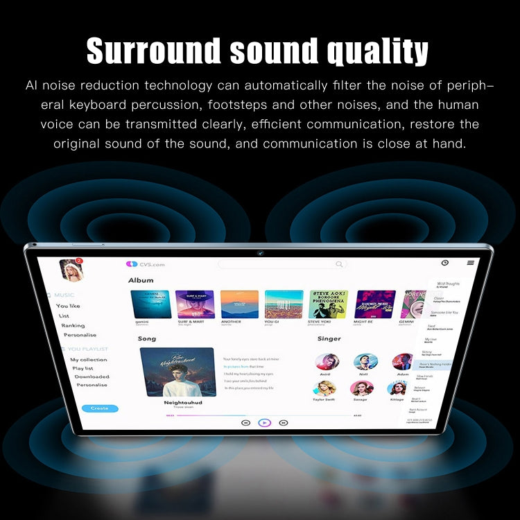 P10 4G LTE Tablet PC, 10.1 inch, 4GB+32GB, Android 8.1 MTK6750 Octa Core, Support Dual SIM, WiFi, Bluetooth, GPS (Green) - 10.1 inch by PMC TechLife | Online Shopping South Africa | PMC TechLife