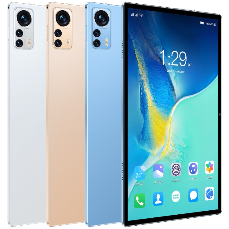 X12 4G LTE Tablet PC, 10.1 inch, 4GB+32GB, Android 8.1 MTK6750 Octa Core, Support Dual SIM, WiFi, Bluetooth, GPS(Gold) - 10.1 inch by PMC TechLife | Online Shopping South Africa | PMC TechLife