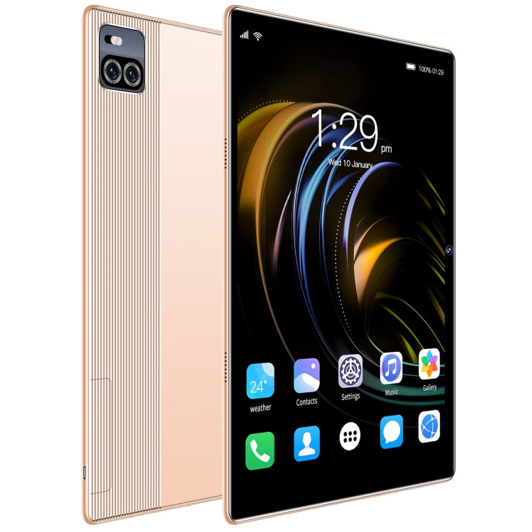 X101 3G Phone Call Tablet PC, 10.1 inch, 2GB+16GB, Android 5.1 MT6592 Octa Core, Support Dual SIM, WiFi, Bluetooth, GPS (Gold) - 10.1 inch by PMC TechLife | Online Shopping South Africa | PMC TechLife