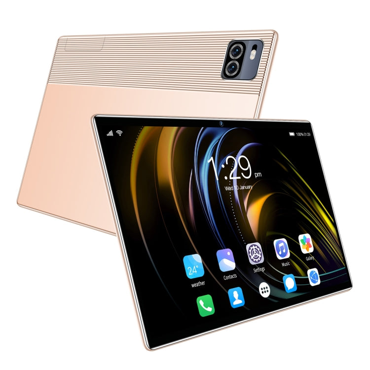 X101 3G Phone Call Tablet PC, 10.1 inch, 2GB+16GB, Android 5.1 MT6592 Octa Core, Support Dual SIM, WiFi, Bluetooth, GPS (Gold) - 10.1 inch by PMC TechLife | Online Shopping South Africa | PMC TechLife