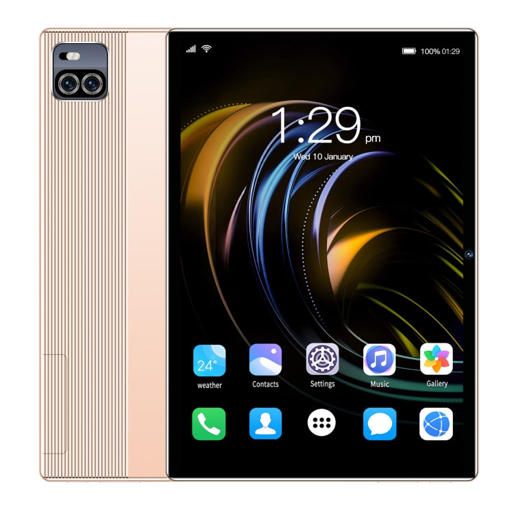X101 3G Phone Call Tablet PC, 10.1 inch, 2GB+16GB, Android 5.1 MT6592 Octa Core, Support Dual SIM, WiFi, Bluetooth, GPS (Gold) - 10.1 inch by PMC TechLife | Online Shopping South Africa | PMC TechLife