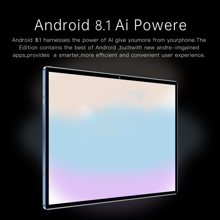 G18 4G LTE Tablet PC, 10.1 inch, 4GB+32GB, Android 8.1 MTK6750 Octa Core, Support Dual SIM, WiFi, Bluetooth, GPS(Grey) - 10.1 inch by PMC TechLife | Online Shopping South Africa | PMC TechLife