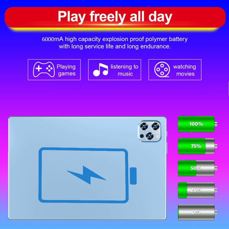 P60 4G Phone Call Tablet PC, 10.1 inch, 4GB+64GB, Android 8.0 MTK6797 Deca Core 2.1GHz, Dual SIM, Support GPS, OTG, WiFi, BT (Green) - 10.1 inch by PMC TechLife | Online Shopping South Africa | PMC TechLife