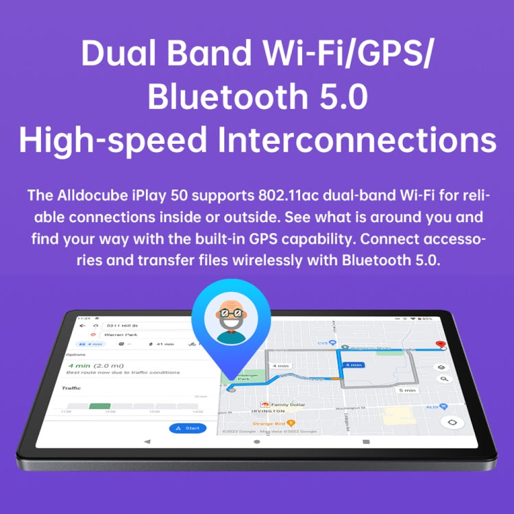 ALLDOCUBE iPlay 50 4G LTE Tablet, 10.4 inch, 6GB+128GB, Android 12 UNISOC T618 Octa Core 2.0GHz, Support GPS & BT & Dual Band WiFi & Dual SIM (Grey) - free shipping - PMC TechLife - Order now!