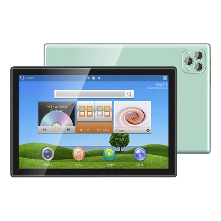 BDF P50 4G LTE Tablet PC, 10.1 inch, 8GB+128GB, Android 12.0 MTK6762 Octa Core, Support Dual SIM & Bluetooth & WiFi, EU Plug(Green) - free shipping - PMC Jewellery - Order now!