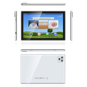 BDF P50 4G LTE Tablet PC, 10.1 inch, 8GB+128GB, Android 12.0 MTK6762 Octa Core, Support Dual SIM & Bluetooth & WiFi, EU Plug(White)