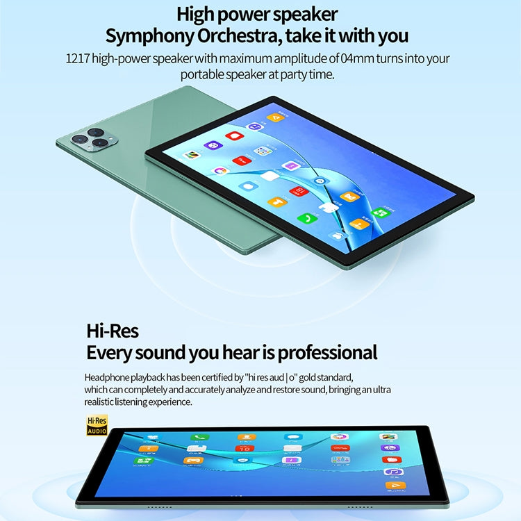 BDF P50 4G LTE Tablet PC, 10.1 inch, 8GB+128GB, Android 12.0 MTK6762 Octa Core, Support Dual SIM & Bluetooth & WiFi, EU Plug(Blue) - free shipping - PMC Jewellery - Order now!