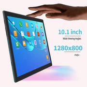BDF P70 4G LTE Tablet PC, 10.1 inch, 8GB+128GB, Android 12.0 MTK6762 Octa Core, Support Dual SIM & Bluetooth & WiFi, EU Plug(Gold)