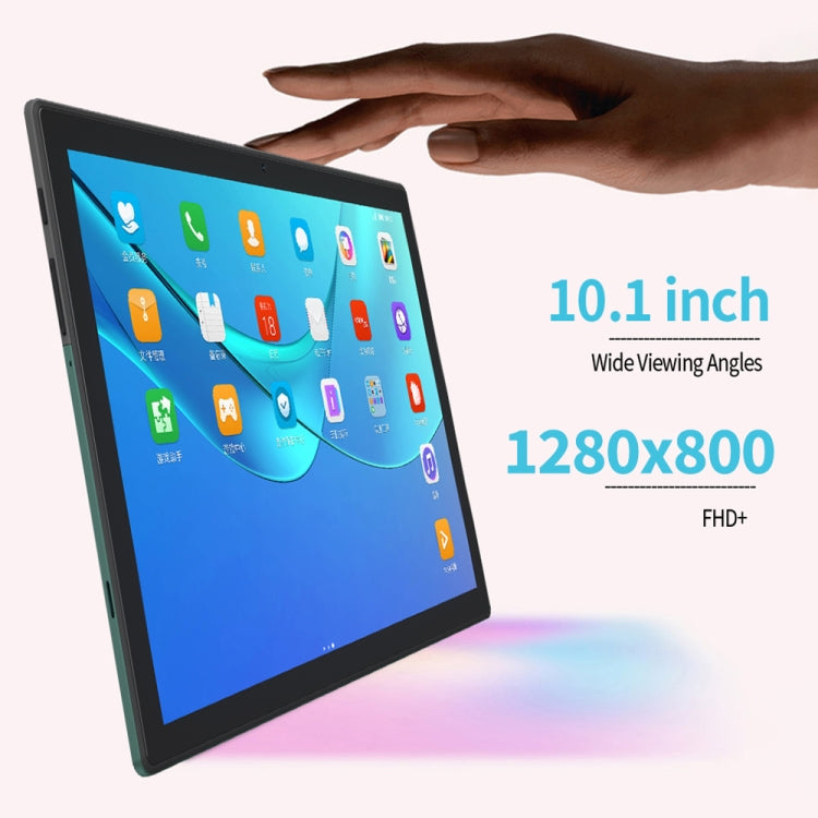 BDF P70 4G LTE Tablet PC, 10.1 inch, 8GB+128GB, Android 12.0 MTK6762 Octa Core, Support Dual SIM & Bluetooth & WiFi, EU Plug(Gold)