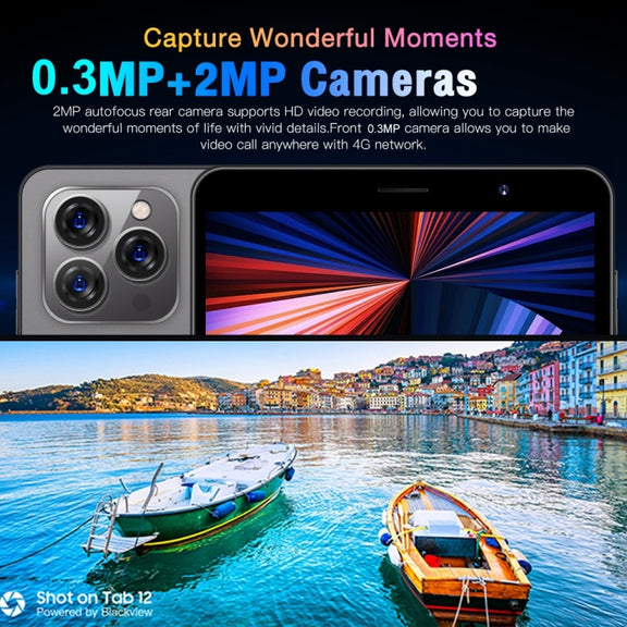 Tab14 / P14 Phone Call Tablet, 1GB+16GB, 8.0 inch Screen, Face Identification, Android 5.0 MTK6582 Quad Core, Network: 3G, GPS, OTG(Purple)