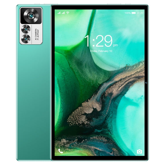 12S Pro 4G LTE Tablet PC, 10.1 inch, 4GB+64GB, Android 8.1  MTK6755 Octa-core 2.0GHz, Support Dual SIM / WiFi / Bluetooth / GPS (Green) - 10.1 inch by PMC TechLife | Online Shopping South Africa | PMC TechLife