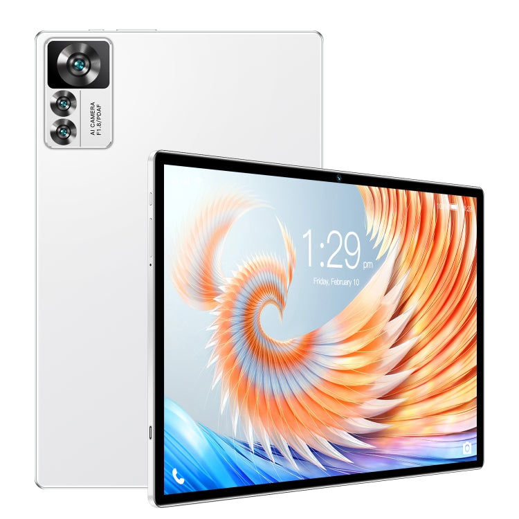 12S Pro 4G LTE Tablet PC, 10.1 inch, 4GB+64GB, Android 8.1  MTK6755 Octa-core 2.0GHz, Support Dual SIM / WiFi / Bluetooth / GPS (White) - 10.1 inch by PMC TechLife | Online Shopping South Africa | PMC TechLife