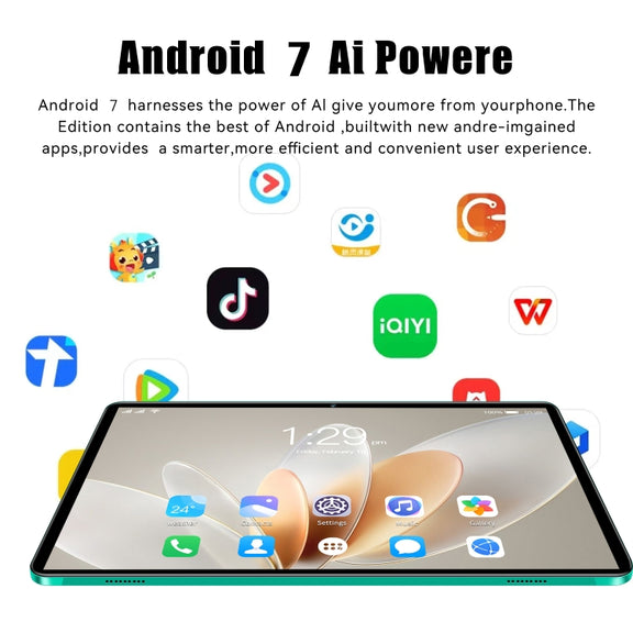 20S Pro 3G Phone Call Tablet PC, 10.1 inch, 2GB+32GB, Android 7.0  MTK6735 Quad-core 1.3GHz, Support Dual SIM / WiFi / Bluetooth / GPS (Green) - 10.1 inch by PMC TechLife | Online Shopping South Africa | PMC TechLife