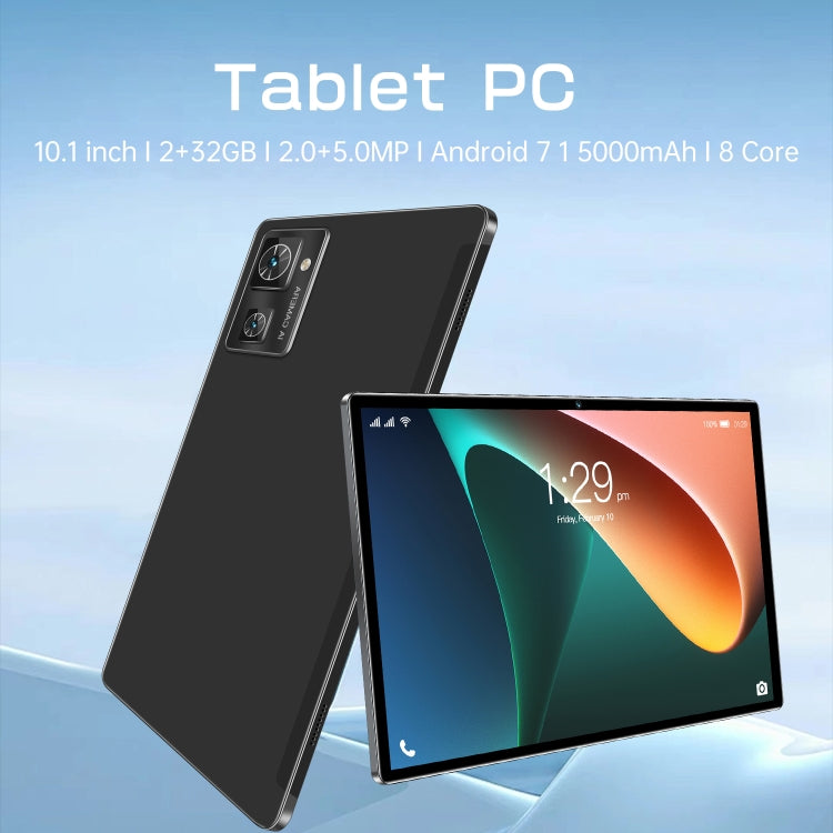 20S Pro 3G Phone Call Tablet PC, 10.1 inch, 2GB+32GB, Android 7.0  MTK6735 Quad-core 1.3GHz, Support Dual SIM / WiFi / Bluetooth / GPS (Black) - 10.1 inch by PMC TechLife | Online Shopping South Africa | PMC TechLife