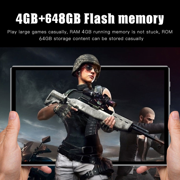 X90 4G LTE Tablet PC, 10.1 inch, 4GB+64GB, Android 8.1  MTK6755 Octa-core 2.0GHz, Support Dual SIM / WiFi / Bluetooth / GPS (Black) - 10.1 inch by PMC TechLife | Online Shopping South Africa | PMC TechLife