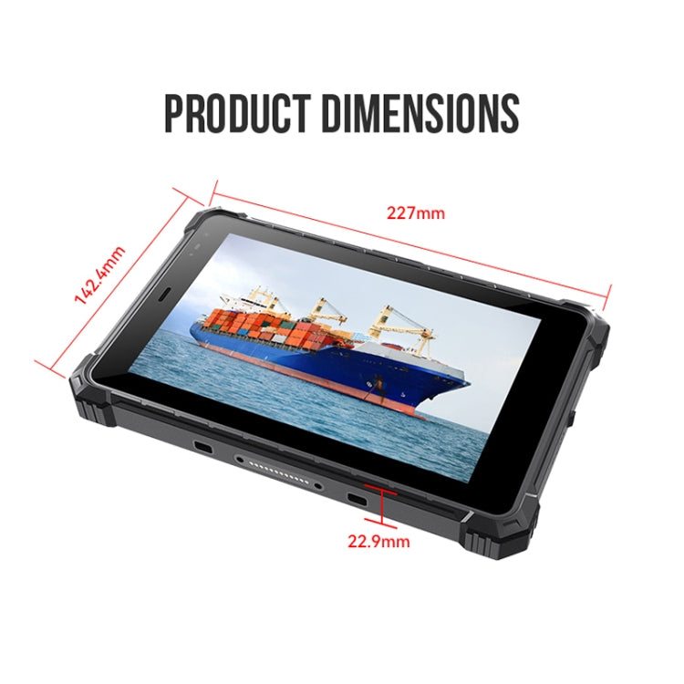 CENAVA A80ST 4G Rugged Tablet, 8 inch, 4GB+64GB, IP68 Waterproof Shockproof Dustproof, Android 10.0 MT6771 Octa Core, Support GPS/WiFi/BT/NFC, EU Plug - free shipping - PMC TechLife - Order now!
