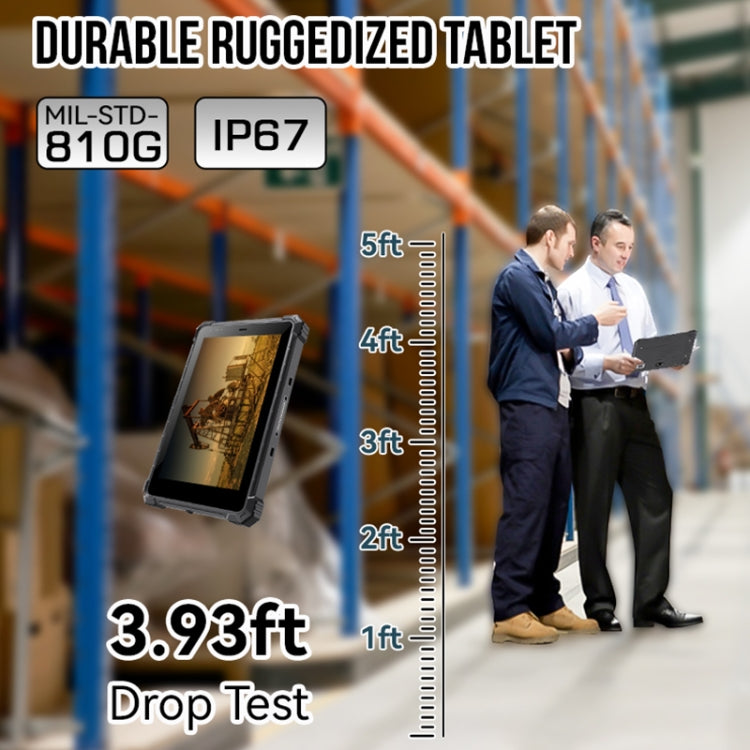 CENAVA A80ST 4G Rugged Tablet, 8 inch, 4GB+64GB, IP68 Waterproof Shockproof Dustproof, Android 10.0 MT6771 Octa Core, Support GPS/WiFi/BT/NFC, EU Plug - free shipping - PMC Jewellery - Order now!