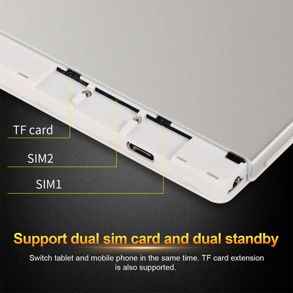 P15 Tab15 3G Phone Call Tablet PC, 10.1 inch, 1GB+32GB, Android 5.1 MT6592 Quad Core, Support Dual SIM, WiFi, BT, GPS(Gold)