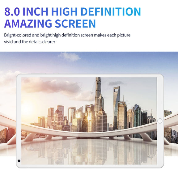 P8 3G Phone Call Tablet PC, 8 inch, 1GB+16GB, Android 5.1 MT6592 Octa Core, Support Dual SIM, WiFi, Bluetooth, GPS, UK Plug (Black) - 7.0-8.0 inch by PMC TechLife | Online Shopping South Africa | PMC TechLife