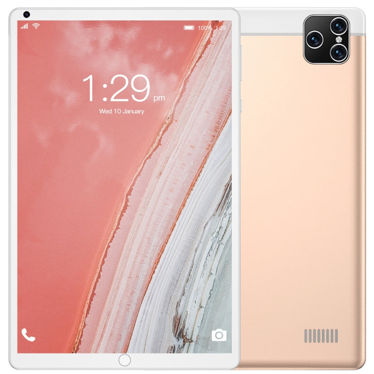 P8 3G Phone Call Tablet PC, 8 inch, 1GB+16GB, Android 5.1 MT6592 Octa Core, Support Dual SIM, WiFi, Bluetooth, GPS, AU Plug (Gold) - 7.0-8.0 inch by PMC TechLife | Online Shopping South Africa | PMC TechLife