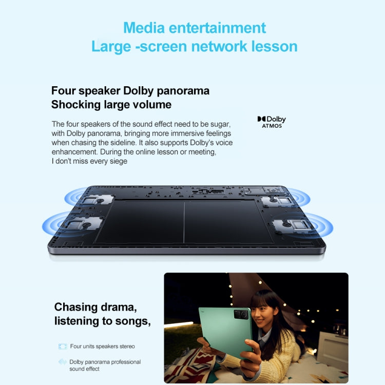 Xiaomi Redmi Pad, 10.6 inch, 4GB+128GB, MIUI Pad 13 OS MediaTek Helio G99 Octa Core up to 2.2GHz, 8000mAh Battery, Support BT WiFi, Not Support Google Play(Dark Gray) - free shipping - PMC TechLife - Order now!