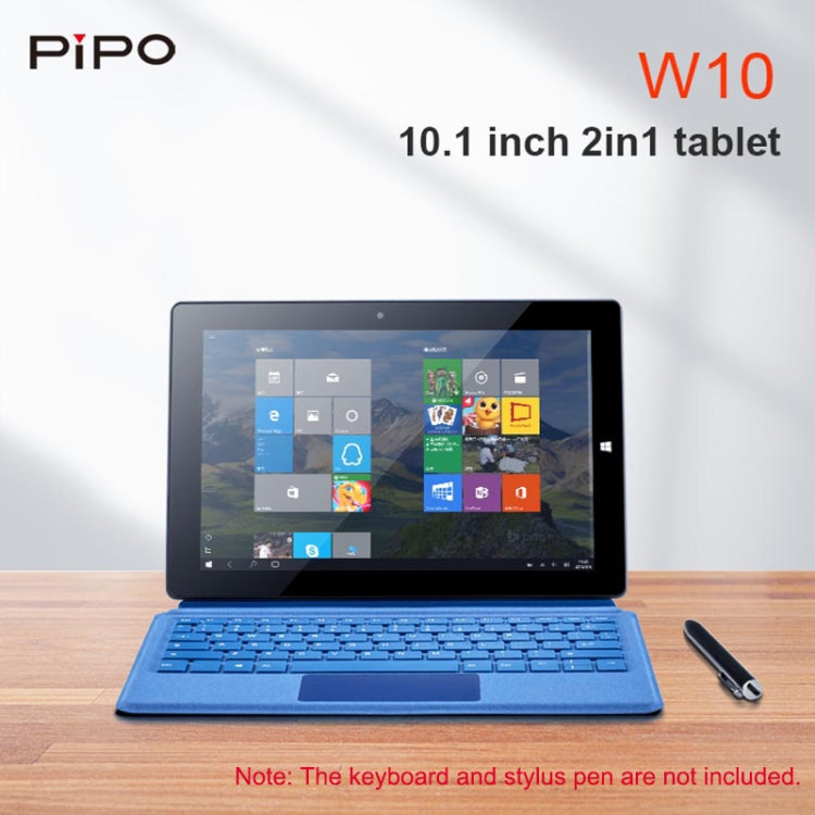 PiPO W10 2 in 1 Tablet PC, 10.1 inch, 6GB+64GB, Windows 10 System, Intel Gemini Lake N4120 Quad Core up to 2.6GHz, without Keyboard & Stylus Pen, Support Dual Band WiFi & Bluetooth & TF Card & HDMI, US Plug - free shipping - PMC Jewellery - Order now!
