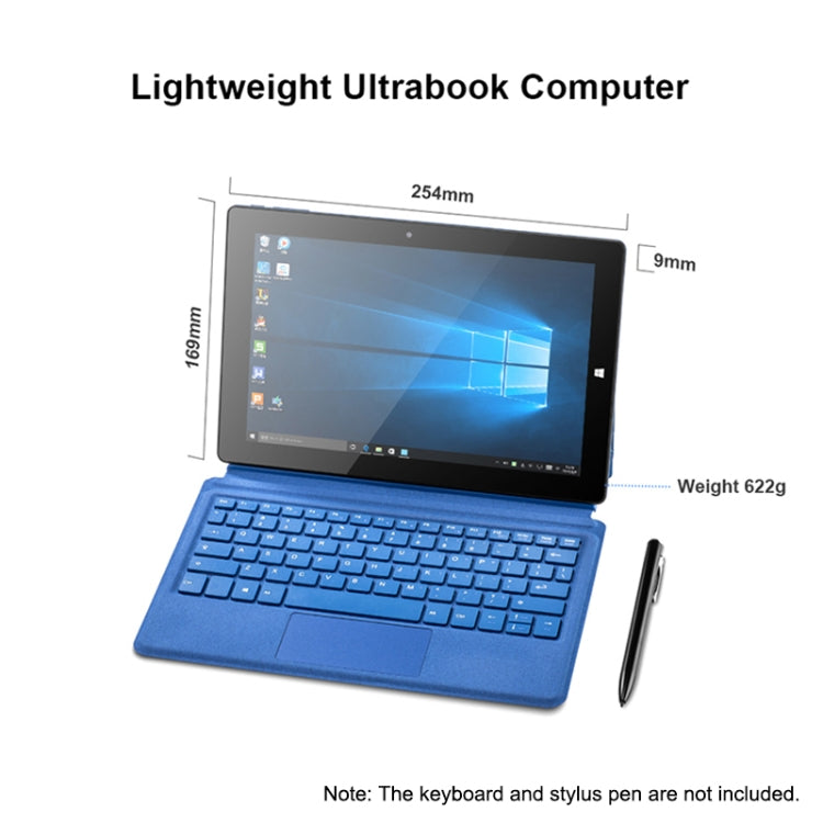 PiPO W10 2 in 1 Tablet PC, 10.1 inch, 6GB+64GB, Windows 10 System, Intel Gemini Lake N4120 Quad Core up to 2.6GHz, without Keyboard & Stylus Pen, Support Dual Band WiFi & Bluetooth & TF Card & HDMI, US Plug - free shipping - PMC Jewellery - Order now!