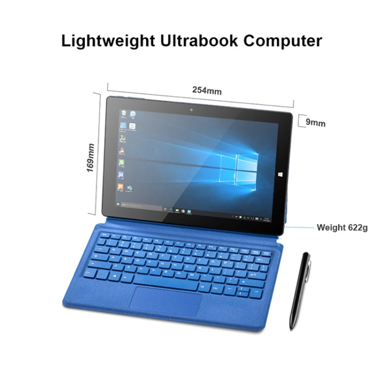 W10 2 in 1 Tablet PC, 10.1 inch, 6GB+64GB, Windows 10 System, Intel Gemini Lake N4120 Quad Core up to 2.6GHz, with Keyboard & Stylus Pen, Support Dual Band WiFi & Bluetooth & TF Card & HDMI, US Plug - Other by PMC TechLife | Online Shopping South Africa | PMC TechLife