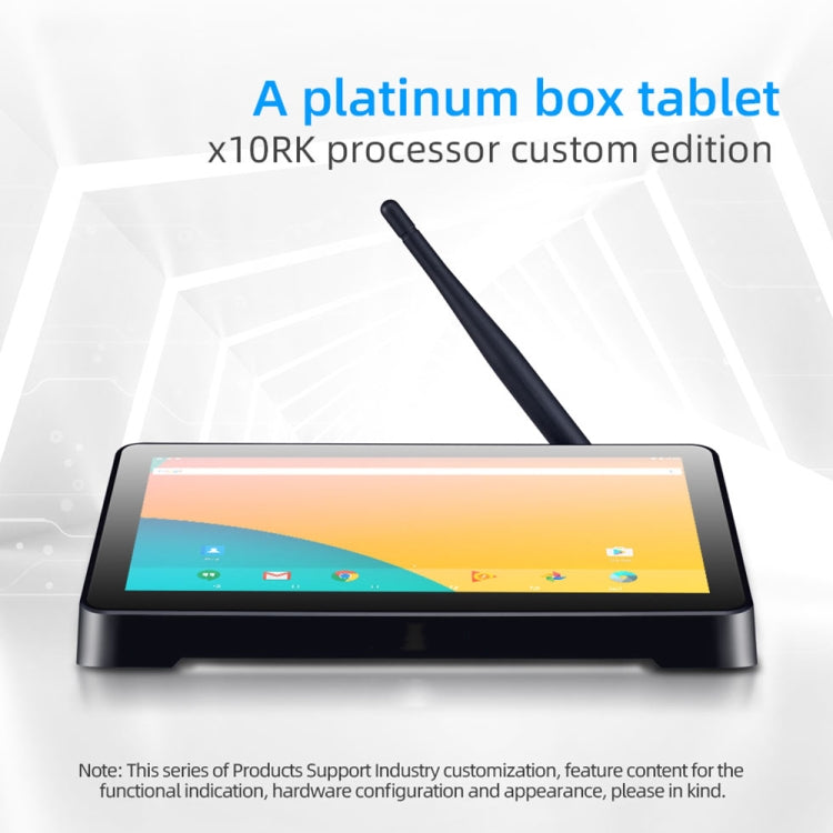 X10RK Mini Tablet PC Box, 10.1 inch, 2GB+32GB, Android 8.1 RK3326 Quad-core Cortex A35 up to 1.5GHz Support WiFi & Bluetooth & TF Card & HDMI & RJ45, US Plug (Black) - All in One PC by PMC TechLife | Online Shopping South Africa | PMC TechLife