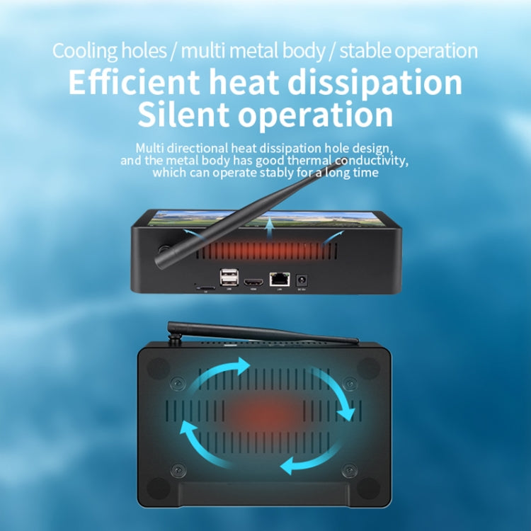 PiPo X9S All-in-One Mini PC, 9.0 inch, 4GB+64GB, Windows 10 Intel Celeron N4020 Dual Core up to 2.8GHz, Support WiFi & Bluetooth & TF Card & HDMI & RJ45, US Plug (Black) - free shipping - PMC Jewellery - Order now!