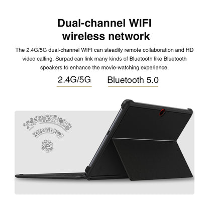CHUWI Surpad 4G LTE Tablet PC, 10.1 inch, 4GB+128GB, Android 10.0, Helio MT6771V Octa Core up to 2.0GHz, Support Dual SIM & OTG & Bluetooth & Dual Band WiFi, EU Plug (Black+Grey) - free shipping - PMC Jewellery - Order now!