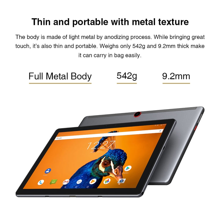 CHUWI Surpad 4G LTE Tablet PC, 10.1 inch, 4GB+128GB, Android 10.0, Helio MT6771V Octa Core up to 2.0GHz, Support Dual SIM & OTG & Bluetooth & Dual Band WiFi, EU Plug (Black+Grey) - free shipping - PMC Jewellery - Order now!