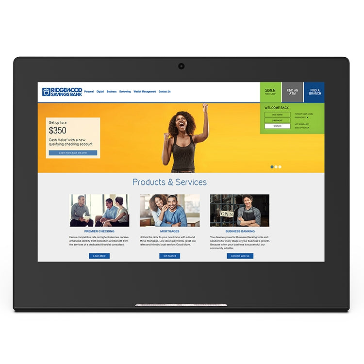 10.1 inch IPS Screen All in One PC, 1GB+16GB, Android 6.0, Quad Core Cortex A17, 1.2G, RK3128, Support RJ45 & Bluetooth & WiFi & TF Card & HDMI (Black) - All in One PC by PMC TechLife | Online Shopping South Africa | PMC TechLife