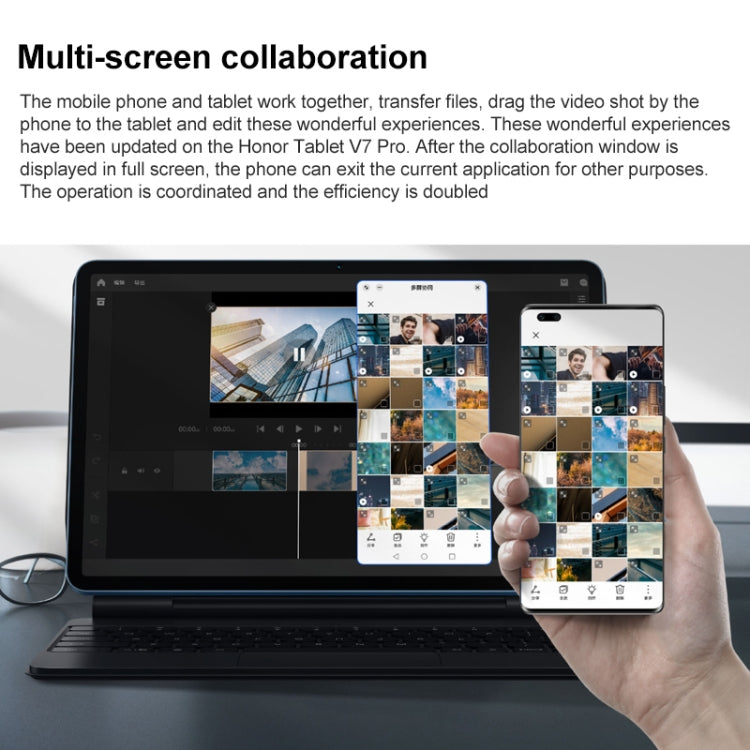 Honor Tablet V7 Pro WiFi BRT-W09, 11 inch, 8GB+128GB, MagicUI 5.0(Android R) MediaTek 1300T Octa Core, Support Dual WiFi / Bluetooth / GPS, Not Support Google Play(Blue) - free shipping - PMC TechLife - Order now!