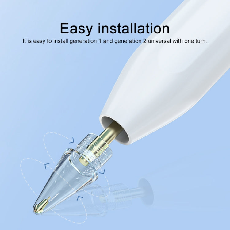 2 PCS 5.0 Crystal Diamond Needle Stylus Pen Tip For Apple Pencil 1 / 2 - Pencil Accessories by PMC TechLife | Online Shopping South Africa | PMC TechLife