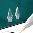 2 in 1 5.0 Crystal Diamond Needle + 6.0 Brass Spring Short Needle Stylus Pen Tip Set For Apple Pencil 1 / 2 - Pencil Accessories by PMC TechLife | Online Shopping South Africa | PMC TechLife