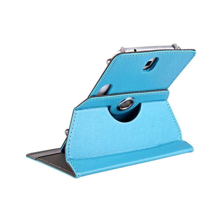 10 inch Tablets Leather Case Crazy Horse Texture 360 Degrees Rotation Protective Case Shell with Holder for Asus ZenPad 10 Z300C, Huawei MediaPad M2 10.0-A01W, Cube IWORK10(Baby Blue) - 10 - 11 inch by PMC TechLife | Online Shopping South Africa | PMC TechLife