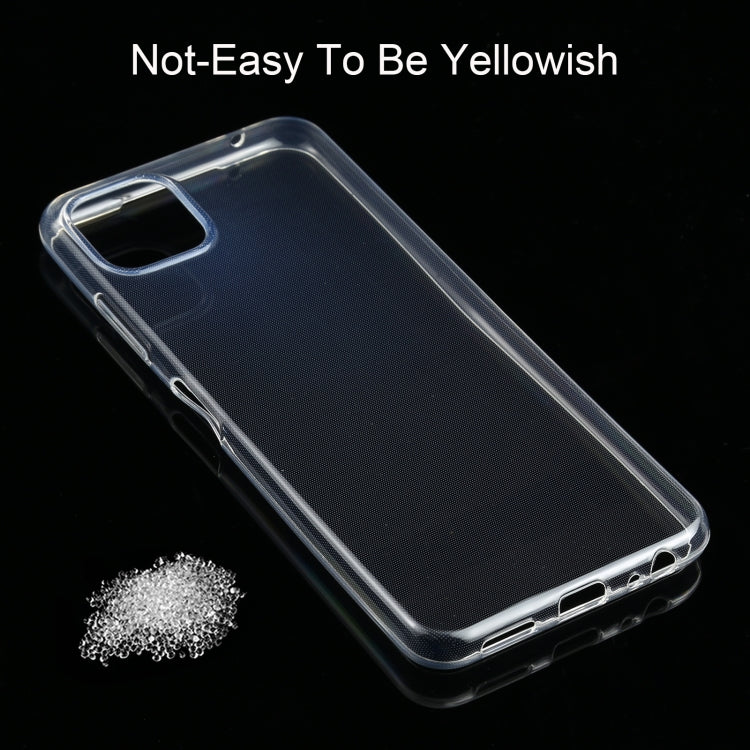 For Samsung Galaxy A22 5G 0.75mm Ultra-thin Transparent TPU Soft Protective Case